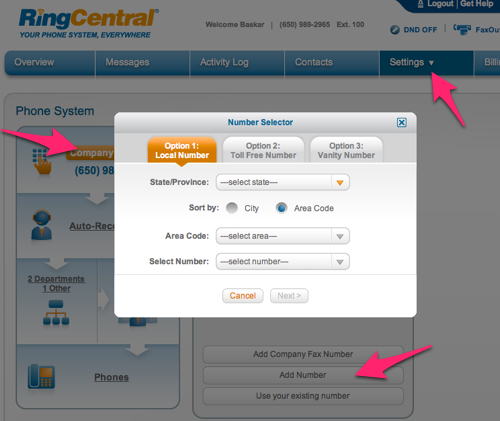 RingCentral - New Phone Number RingCentral - New Phone Number