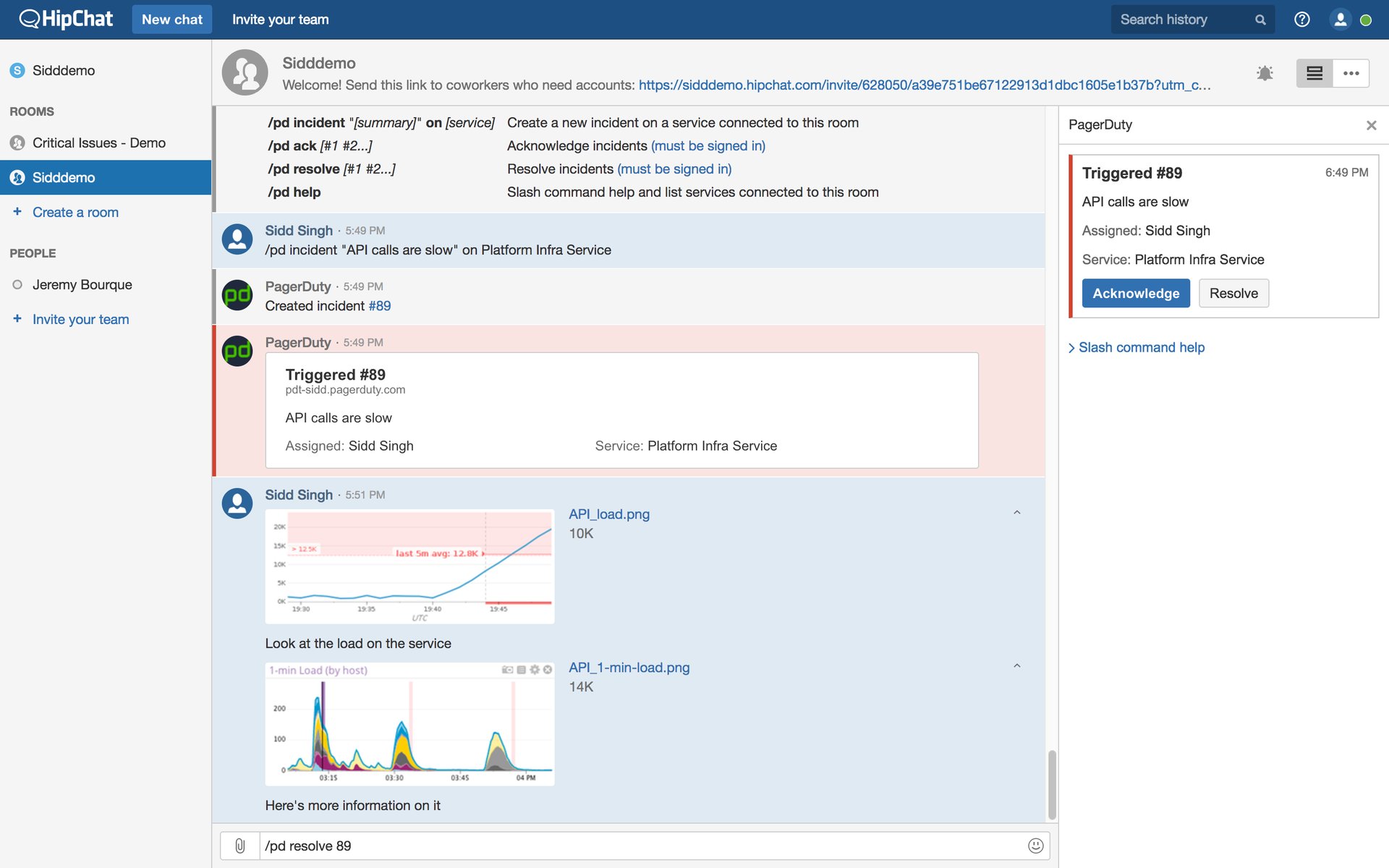 pagerduty hipchat integration
