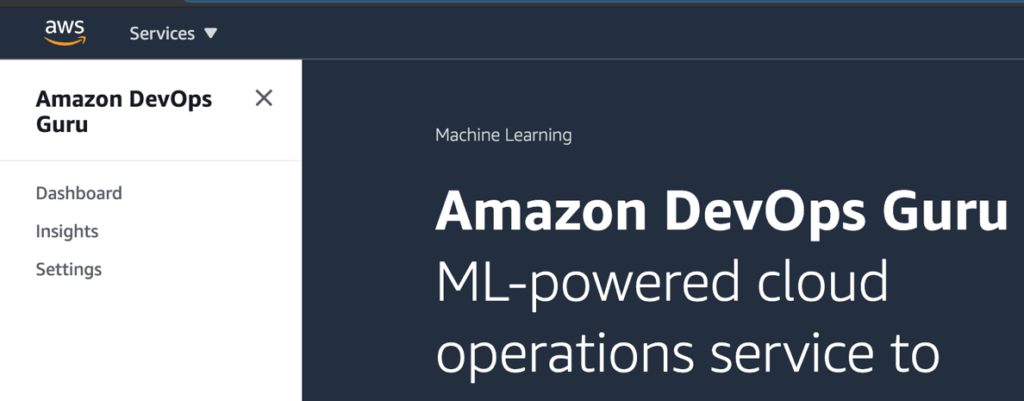 Amazon DevOps Guru