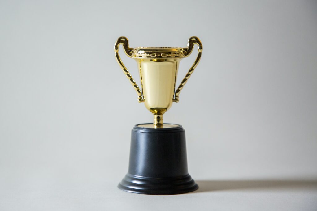 Stock image of award