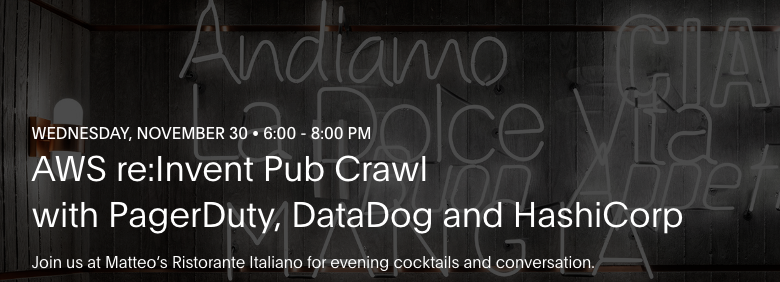 Promotional image for PubCrawl event