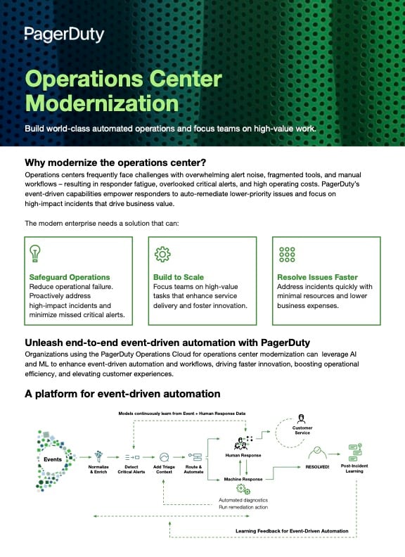 Operations Center Modernization