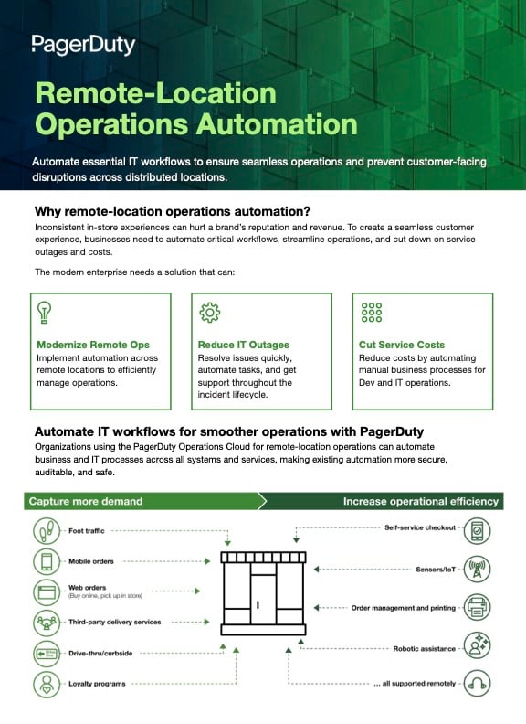 Remote-location operations solution brief
