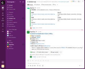 PagerDuty's Slack App - Incident Card