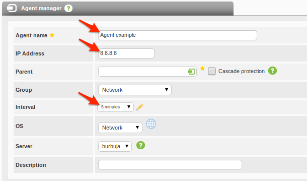 Configure Pandora agent manager