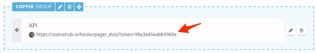 Get a URL from StatusHub